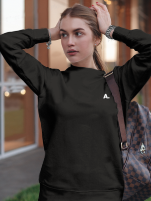 Black Sweatshirt for Women